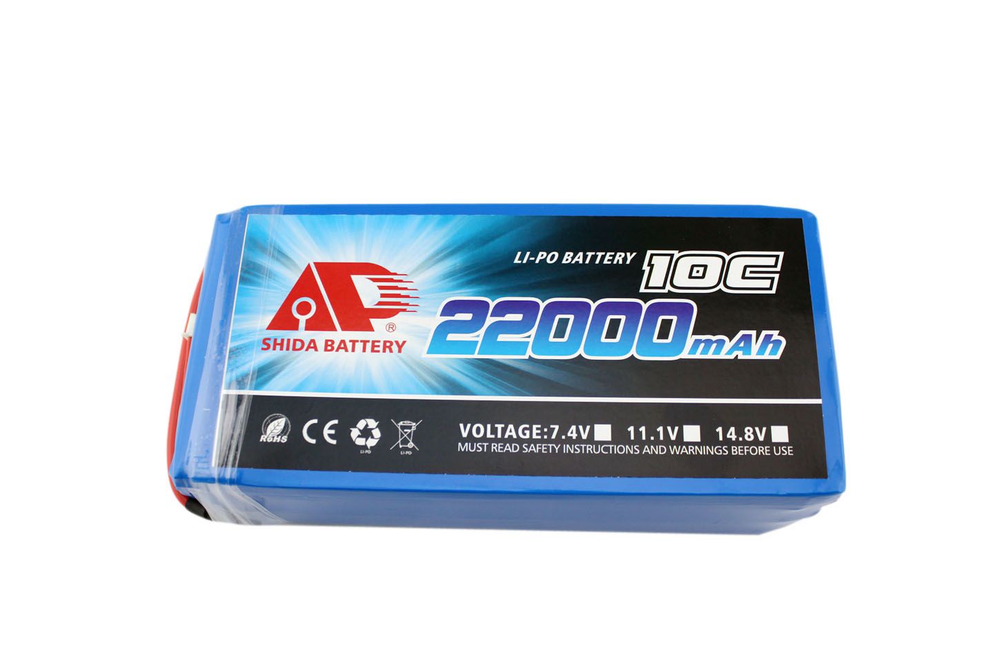 22ah 22.2V 6s High Capacity Lithium Polymer Battery