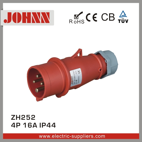 IP44 4p 16A Plug for Industrial