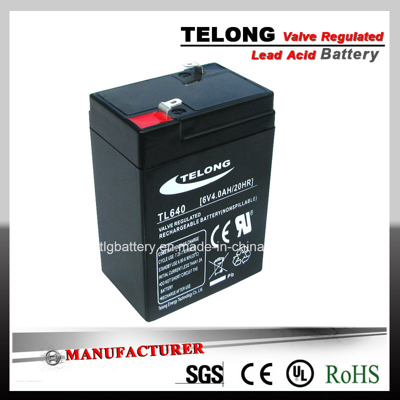 6V4ah Sealed Lead Acid Power Battery
