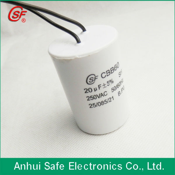 Electric Cbb60 Series AC Run Capacitor 35UF