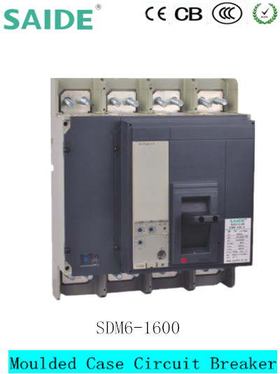 DC/AC 80A-1600A 3 Pole 4 Pole Moulded Case Circuit Breaker Ns Nsx MCCB