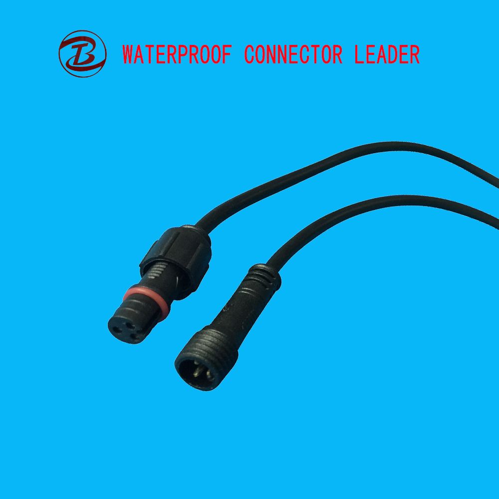 Quality Warranty Waterproof Mini 3 Pin Flat Electrical Plug with Connector