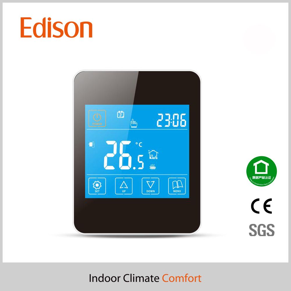 LCD Touch Screen Programmable Underfloor Heating Room Thermostat