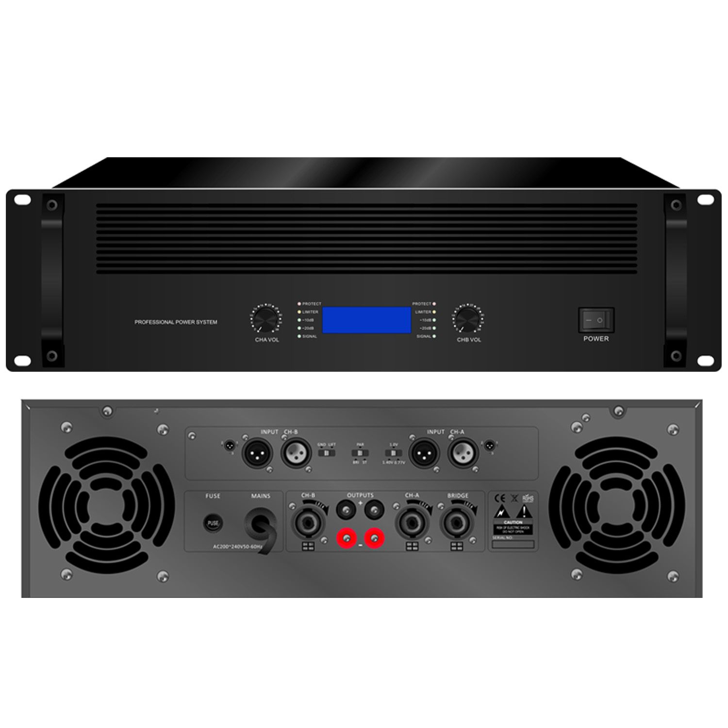 S-21000 Series Public Address Professional Power Amplifier