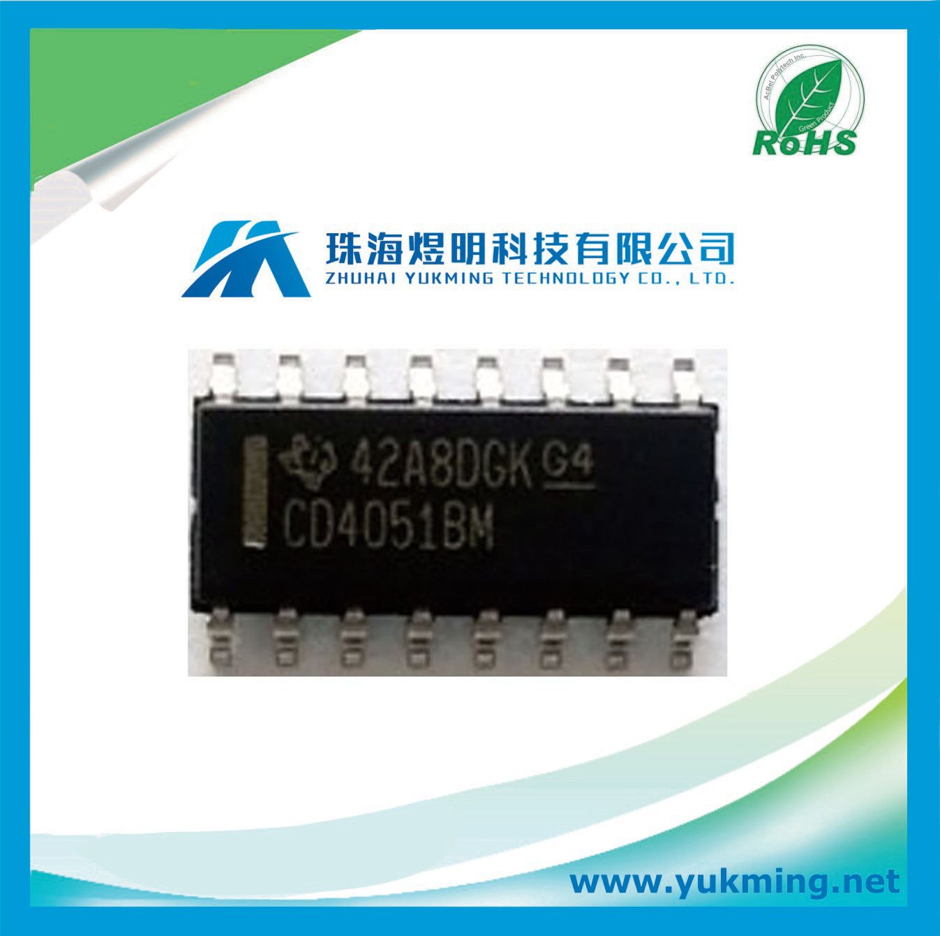 Integrated Circuit CD4051bm of Switch IC