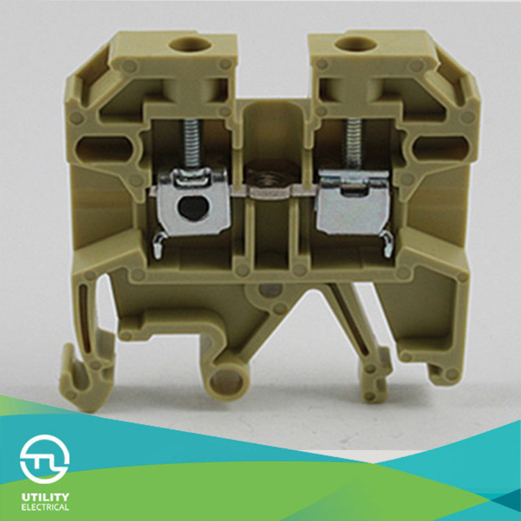 Jut2-2.5 Dinrail Terminal Block Screw Type Connector