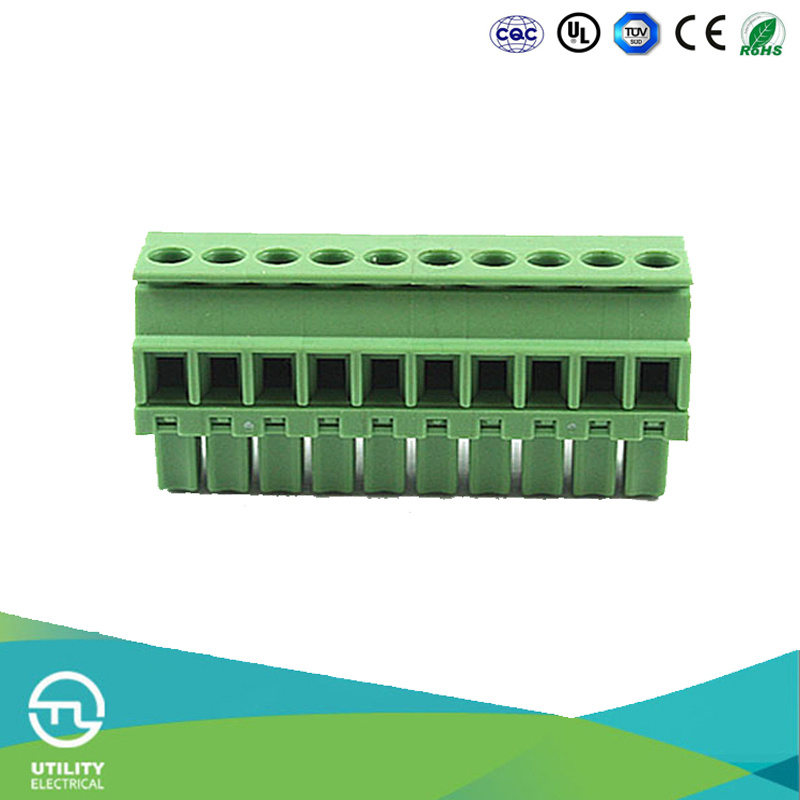 300V 8A 30-16AWG PA66 Vo Rising PCB Connector