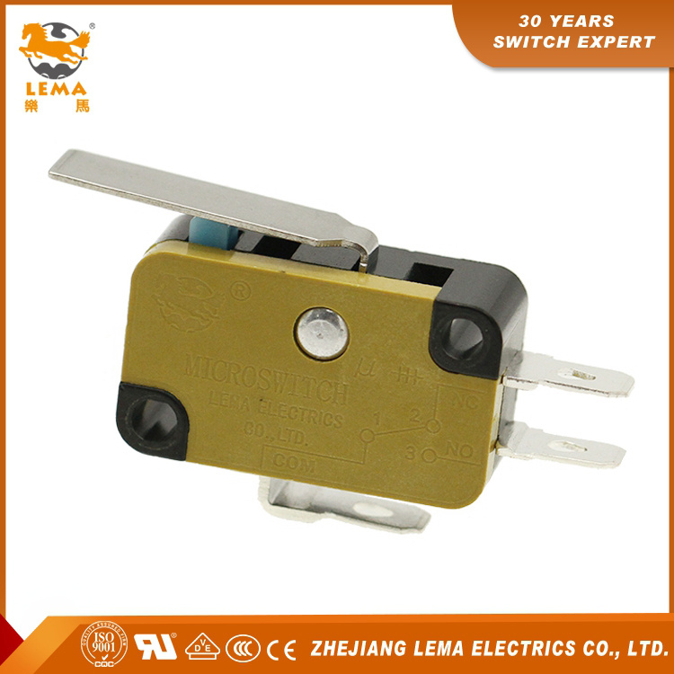 Customized Kw7n-1it Solder Terminal Actuator Micro Switch