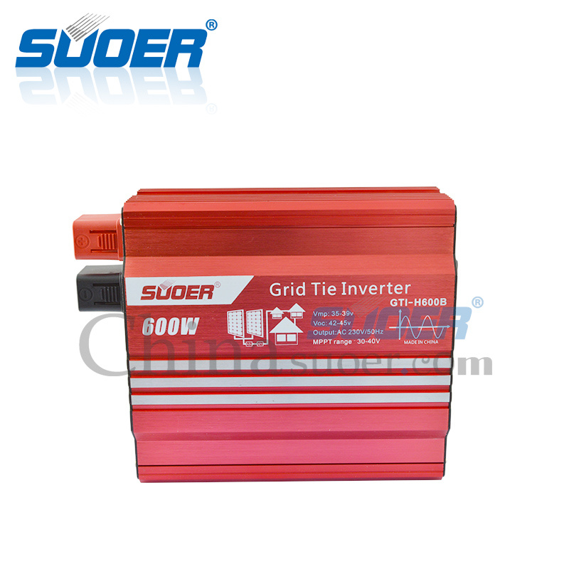 Suoer 600W 24V to 230V Grid Tie Power Inverter (GTI-H600B)