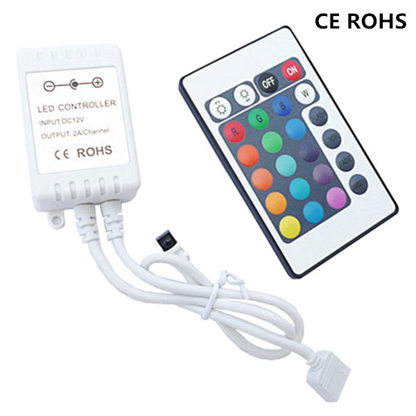 High Quality! 24 Keys IR RGB LED Controller