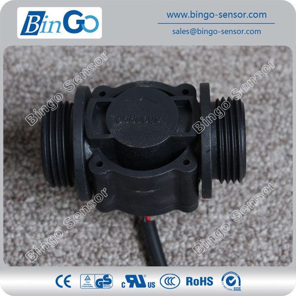 New Product G1'' Rate 0-60L/Min Plastic Water Flow Sensor, Low Price Flow Sensor for Drinking Water