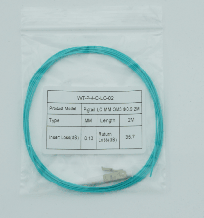 0.9 LC Om3 Fiber Optic Pigail Connector