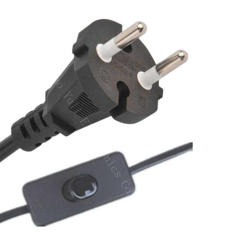 Kc Power Cords& Power Cable with Switch (S02-K+Switch 303) _Yuyao Yuli Electronics Co., Ltd