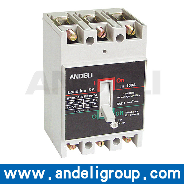 3 Phase 630A MCCB Moulded Case Circuit Breaker (AM6)