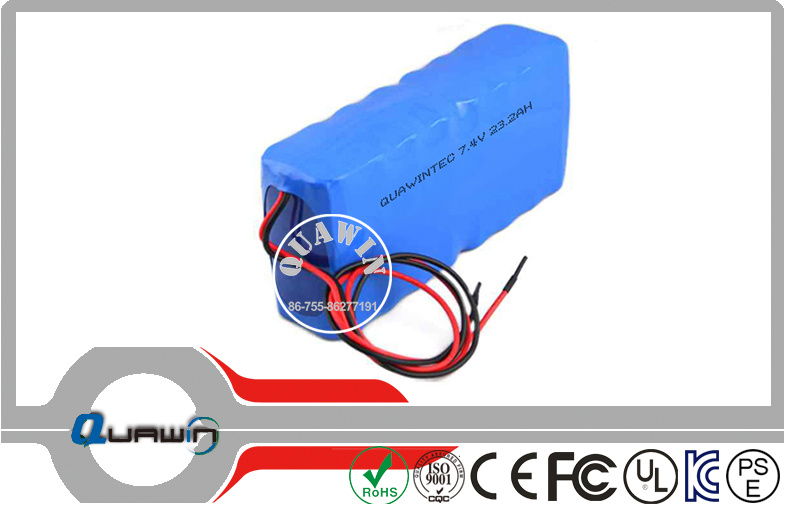 2s8p 7.4V 23200mAh Lithium Battery