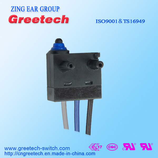 Subminiature Sealed Waterproof Micro Switch Used in Car and Toys