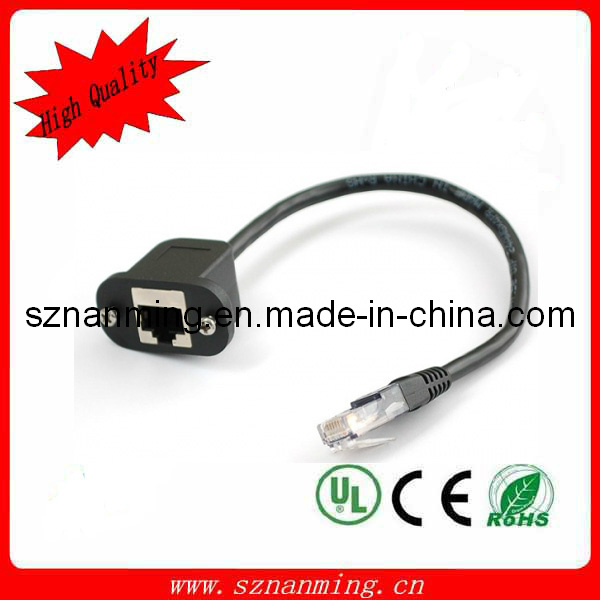 Cat5e UTP Extension Cable Panel Mount Networking Cable
