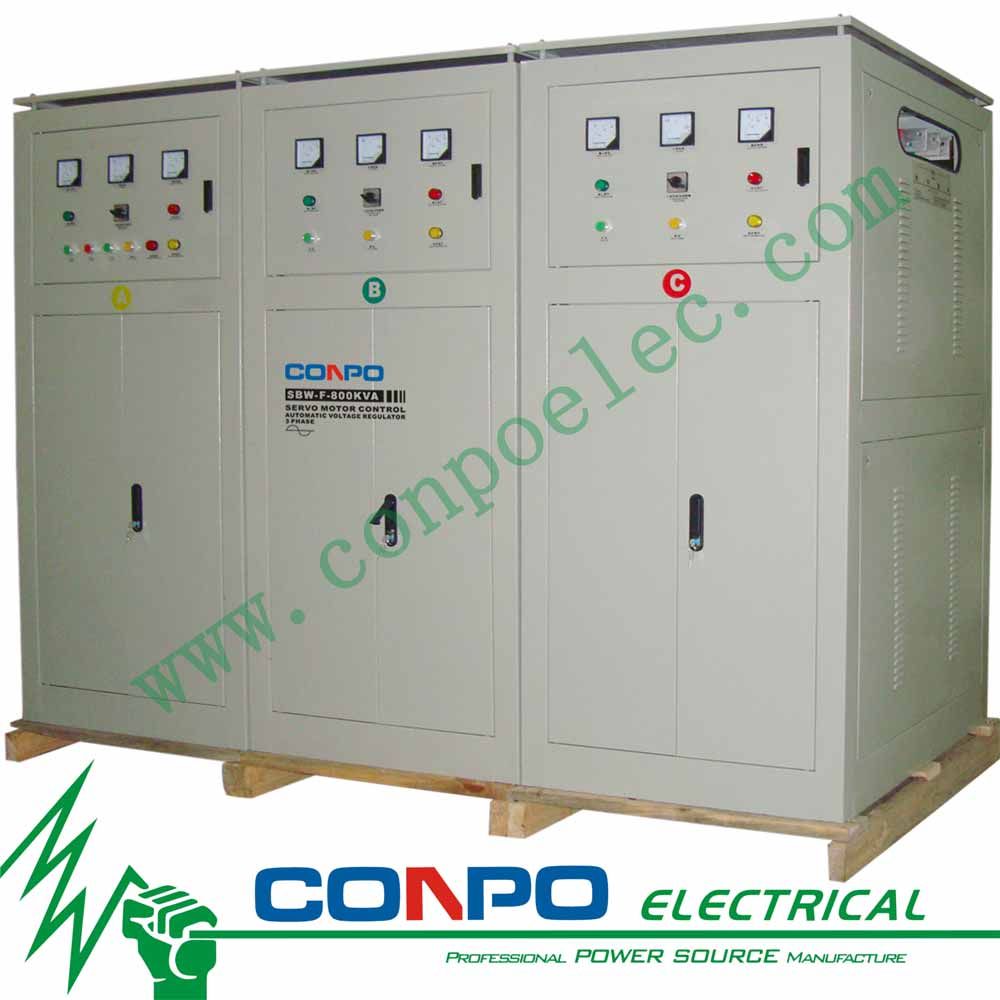 SBW-F-800kVA Split-Regulating Full-Automatic Compensated Voltage Stabilizer/Regulator
