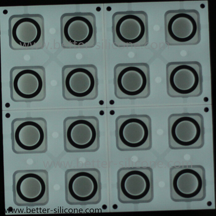 Translucent Silicone Backlit Button Pad