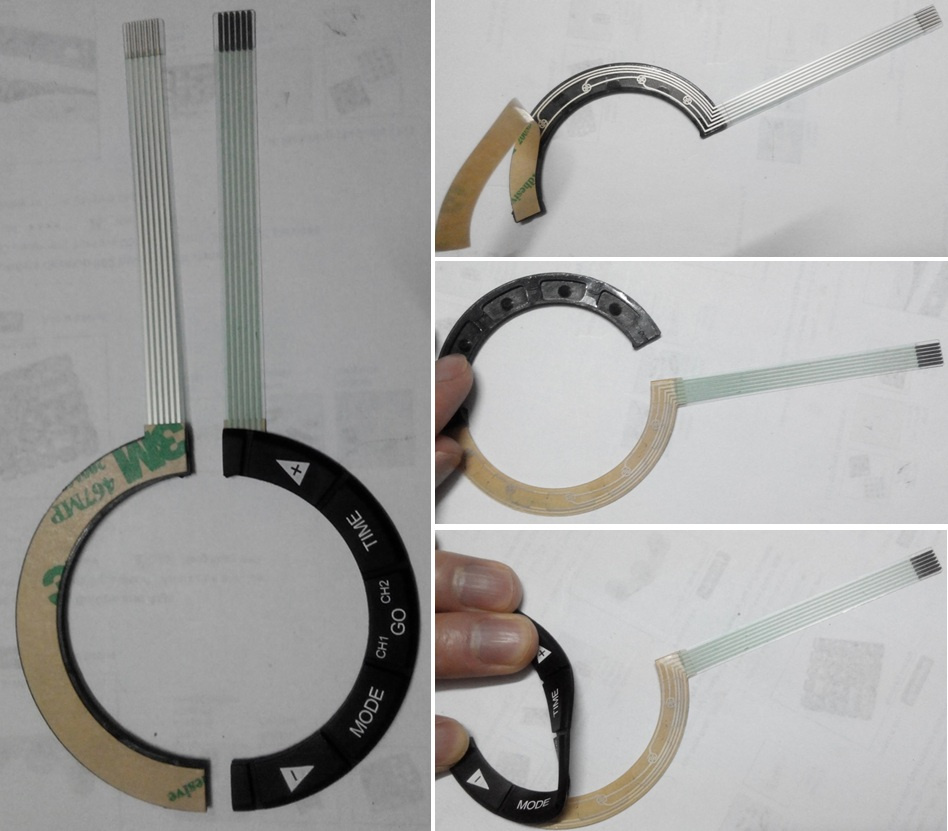 OEM Rubber Keypad Membrane Switch Flexible Circuit