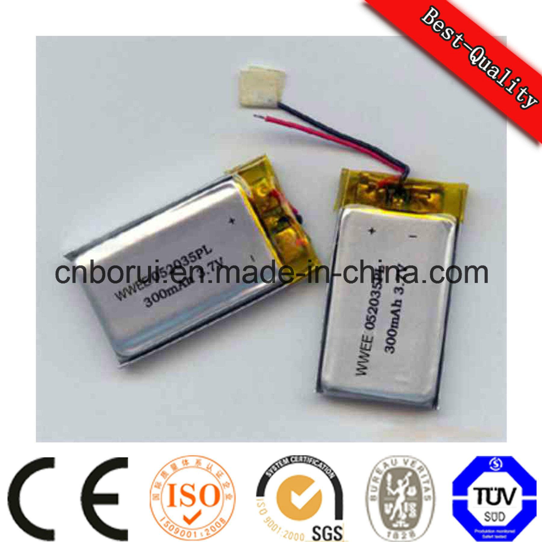 Wholesale OEM 3.7V Lithium Polymer Battery 522438 400mAh for Speaker Digital Camera Consumer Electronics MP3 Player MP4 Player
