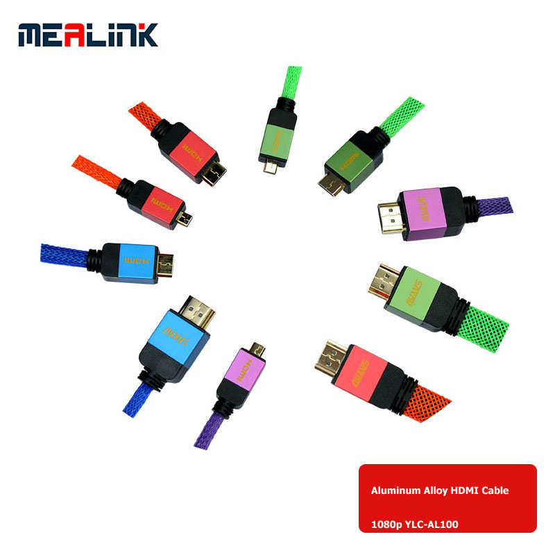 Aluminum Alloy 1080P 1.4V HDMI to HDMI Cable