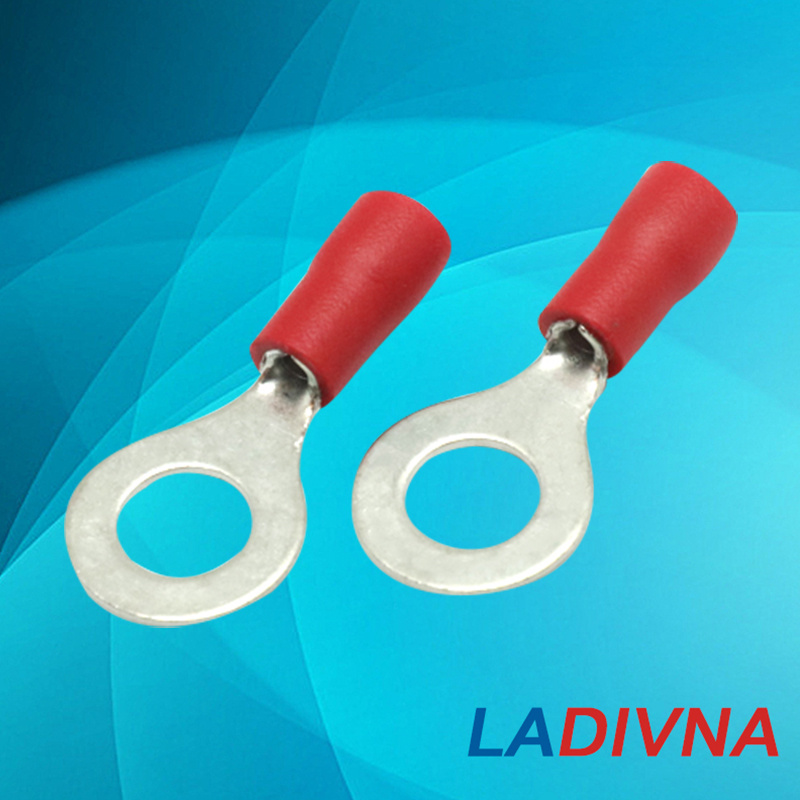 Factory Supply RV Crimping Terminal Circular Nylon Pre-Insulating Terminal Ring Nylon Terminal