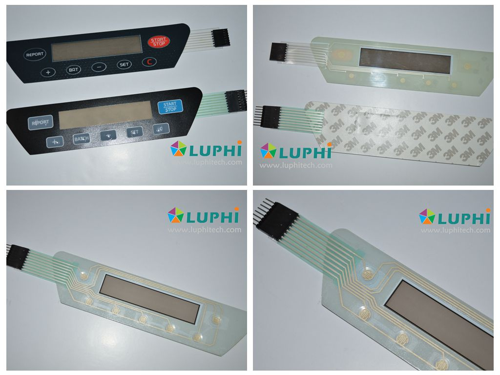 Polydome Tactile Silver Contact Points Membrane Switch
