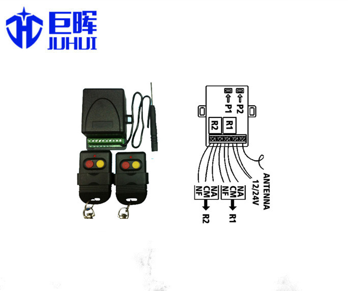 2 Channels Learning Code 433MHz Transmitter and Receiver Jh-Kit03