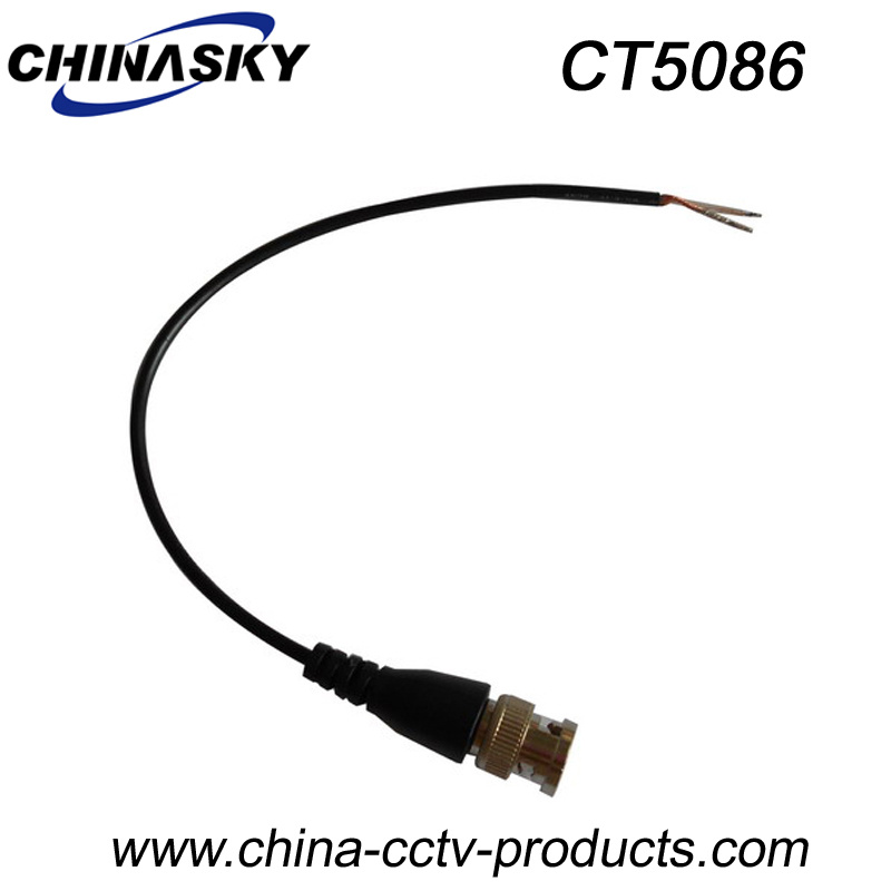 Male CCTV BNC Plug with 25cm Pigtail (CT5086)