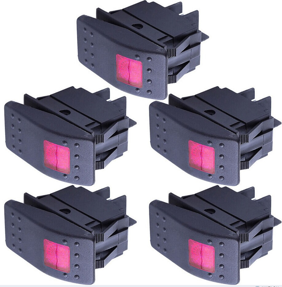 LED Light on/off Rocker Switch/Waterproof Boat/Car Rotary Switch