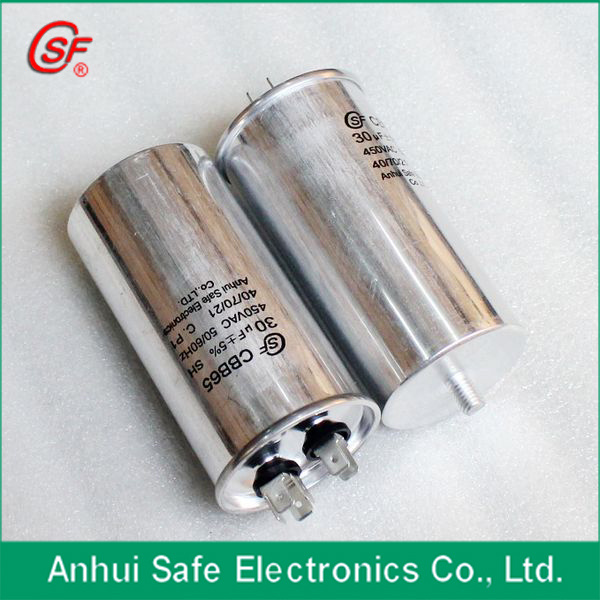 Oval Type Plastic Case Air Condition Cbb65 AC Capacitor