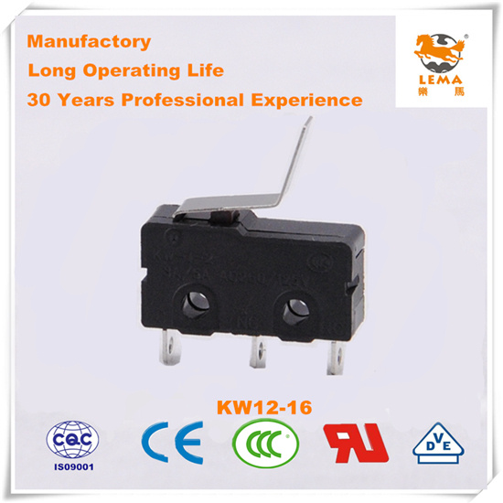 Lema Black Kw12-16 Micro Switch