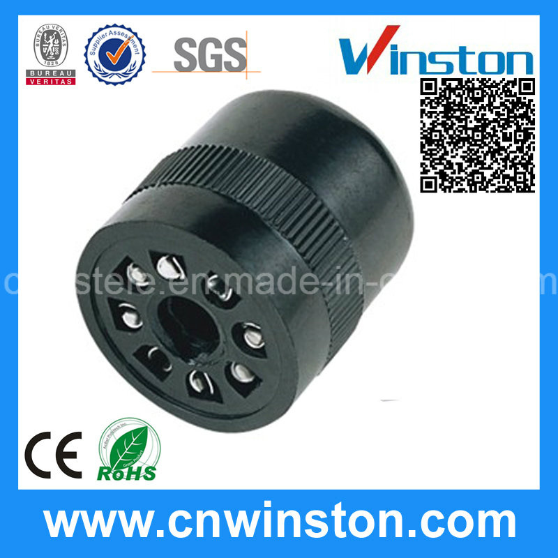 General Miniature Plastic Round Electrical Automotive Relay Socket with CE