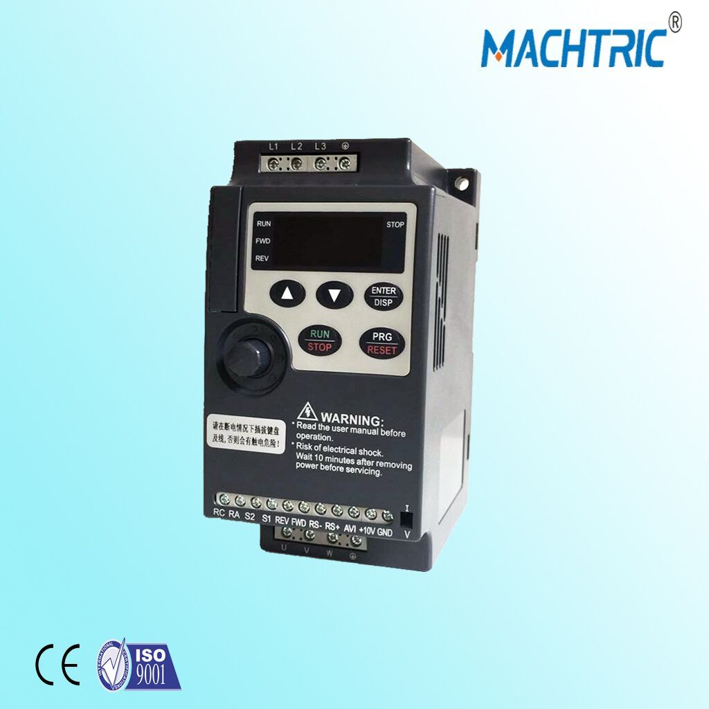 220V DIN Rail Mounted AC Frequency Drives Mini Size (0.4-2.2kw)