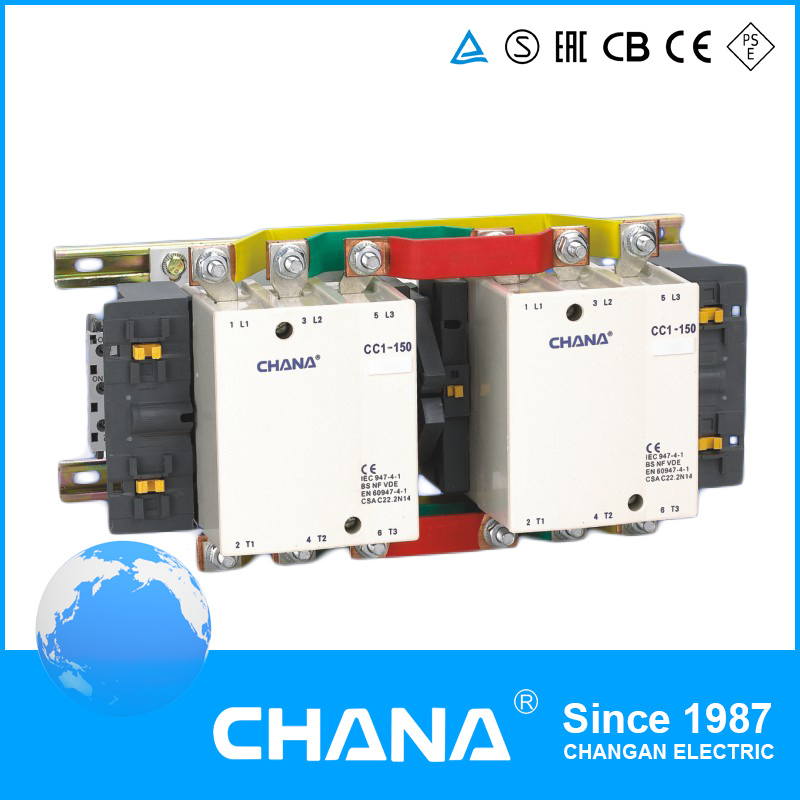 Cc1-N Series Reversing/Change-Over Type Contactor 185A 3p