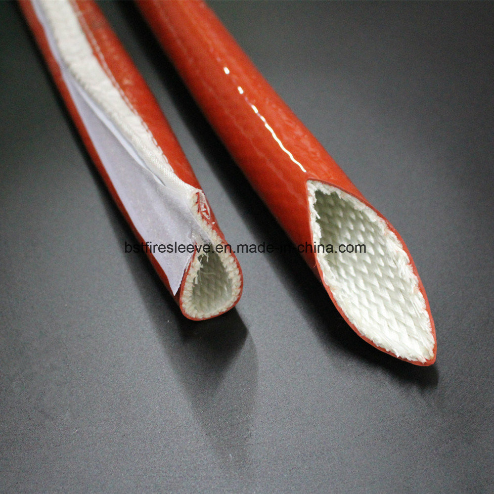 Glass Fiber Fire Sleeve with Hook & Loop Tape