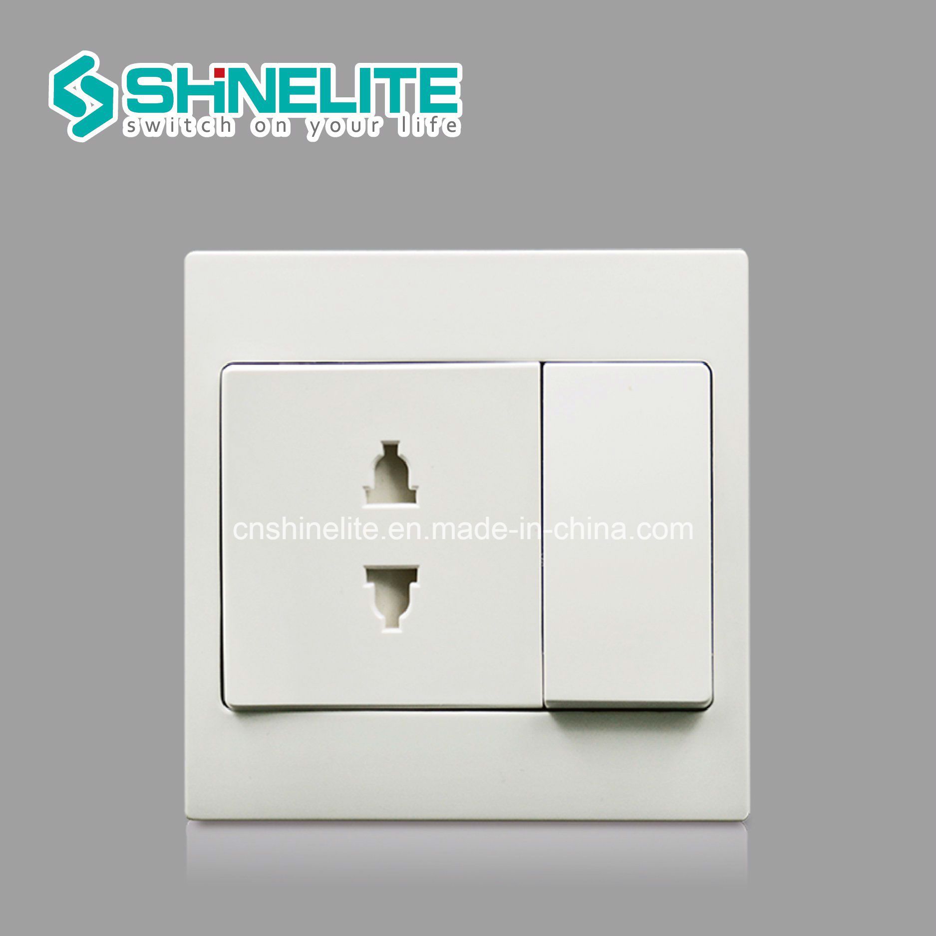 New Design White Color 16A Switch Socket OEM