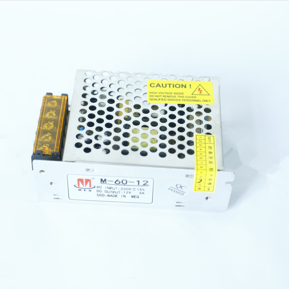 12V 60W AC/ DC SINGLE OUTPUT SWITCHING POWER SUPPLY 5A FOR LED