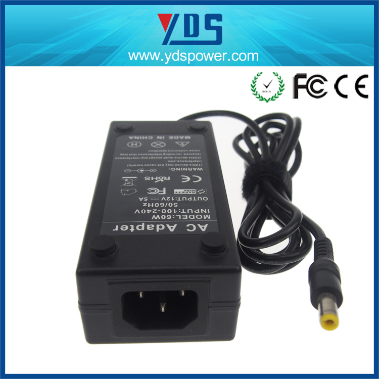 12V 5A C13 Plug Power Adapter for LED CCTV