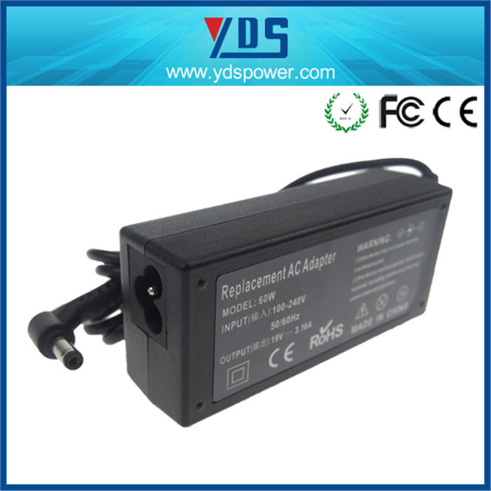 DC Adaptor with 1.5 Meters Output Cable for Acer