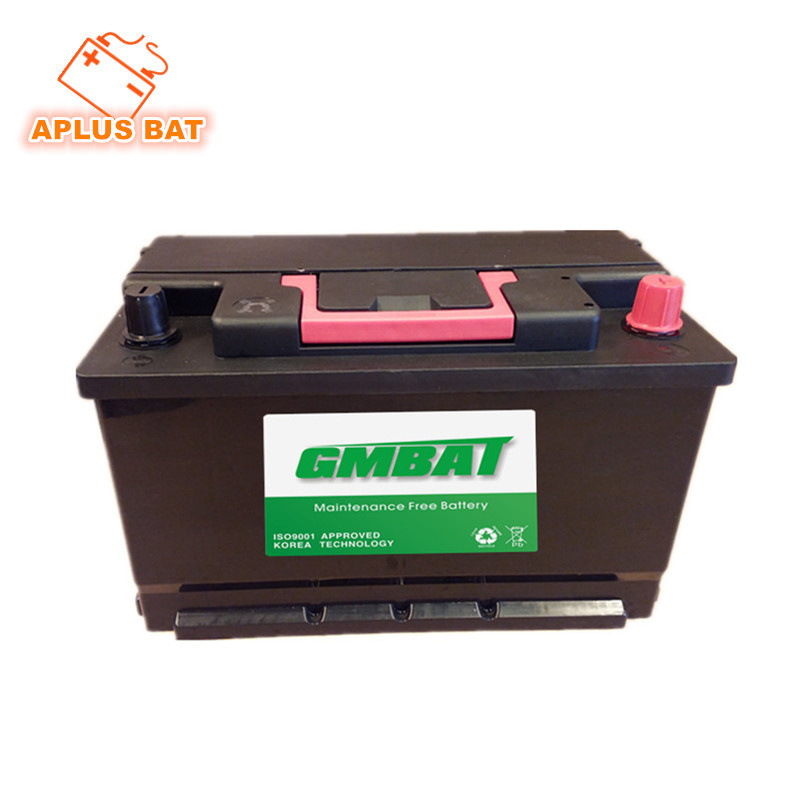 Shockproof Maintenance Free Car Battery 12V80ah DIN Standard 58043