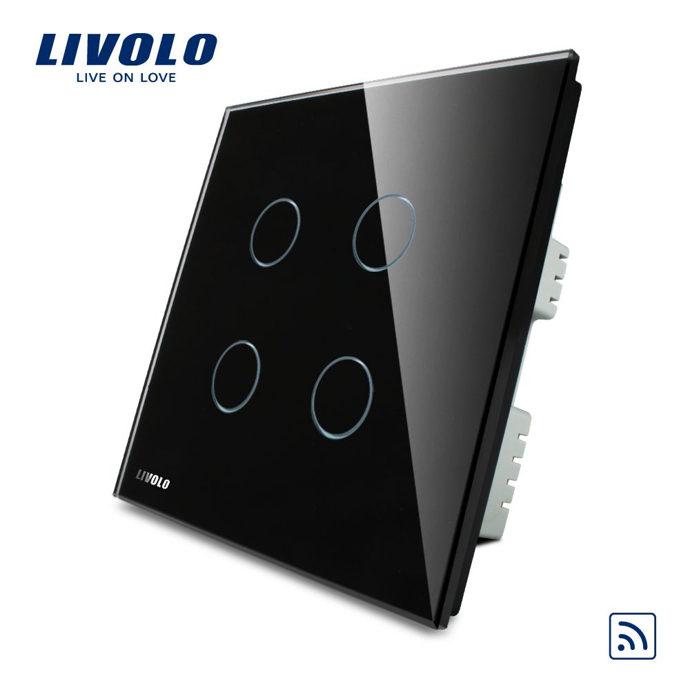 Livolo Touch Smart Light Outlet Remote Wall Switch (VL-C304R-62)