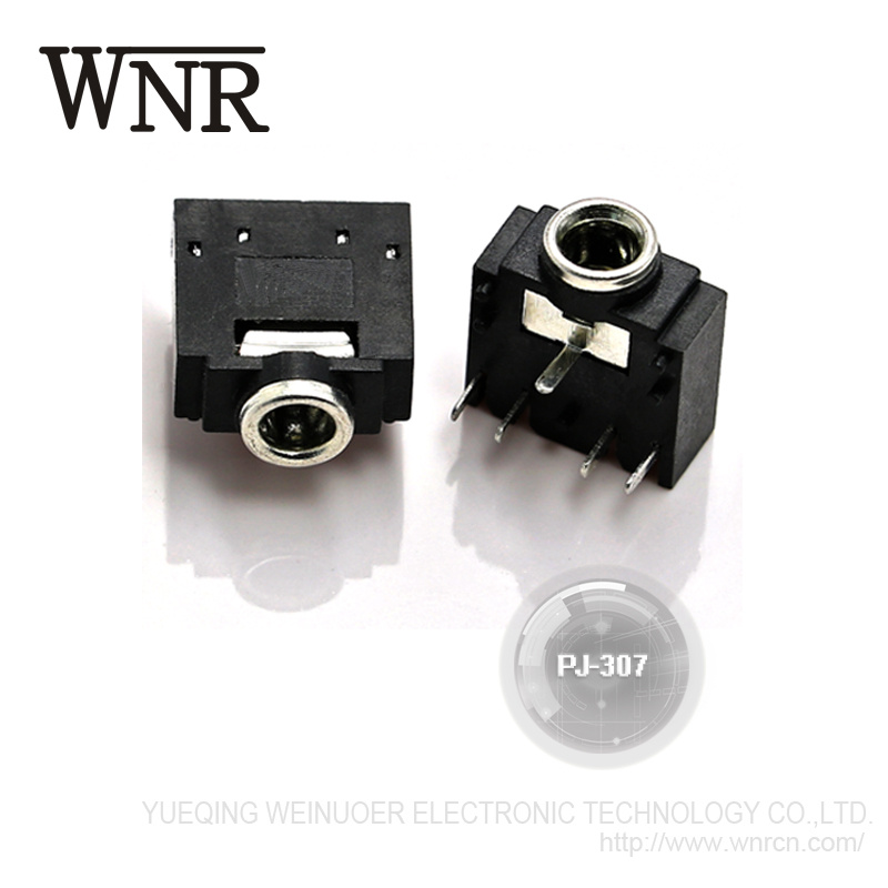 Wnre Female Mono Stereo Jack 3 Pin Pj-307 3.5mm Audio Jack