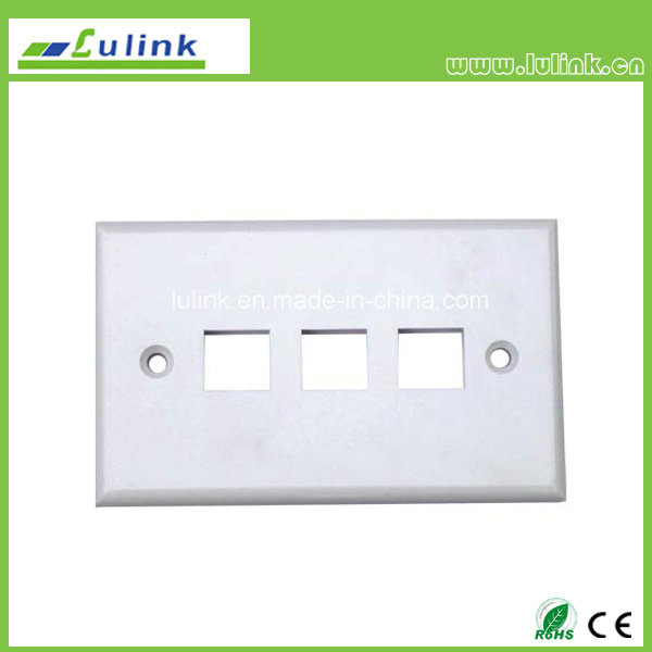 120 Type Three Port Faceplate