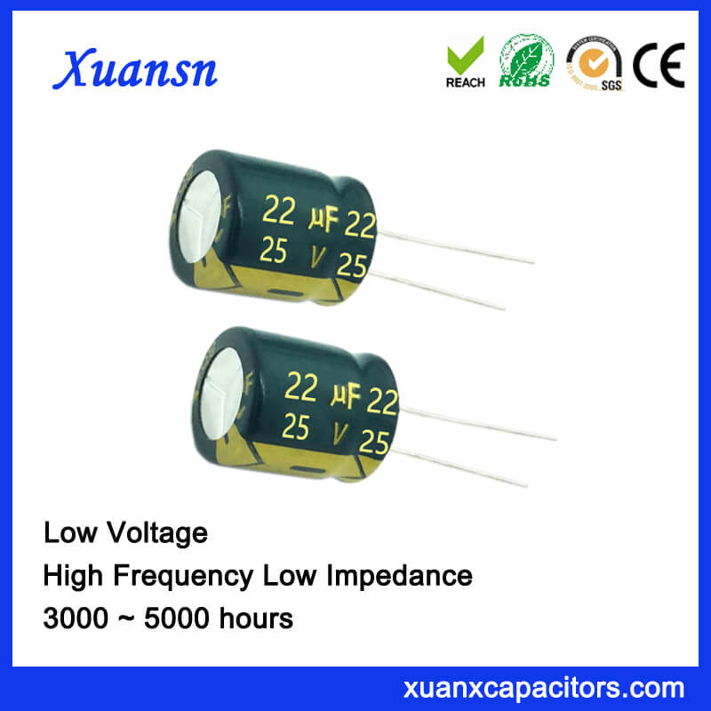 Electronic Components Capacitors Electrolytic 22UF 25V