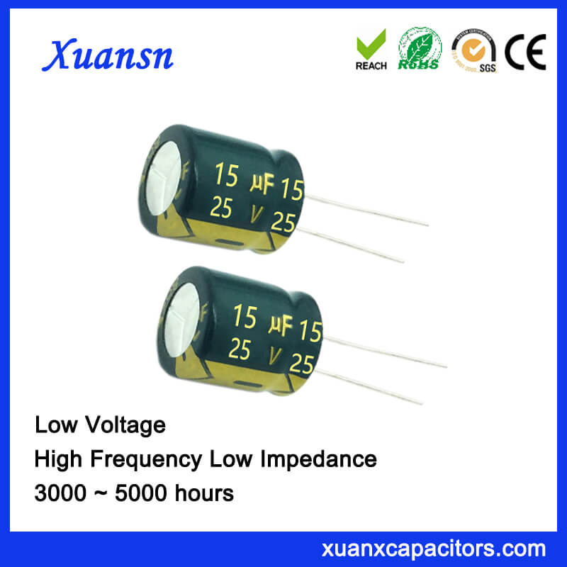 High Quality Electrolytic Capacitors 15UF 25V 5000hours