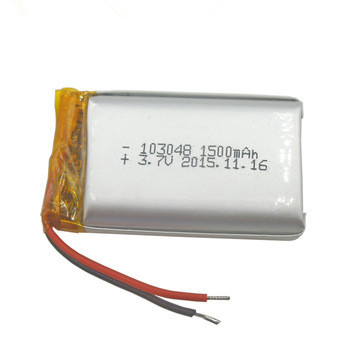 103048 3.7V 1500mAh Rechargeable Lipo Battery