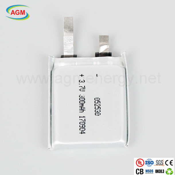 052530 3.7V 300mAh Lipo Battery Lithium Battery