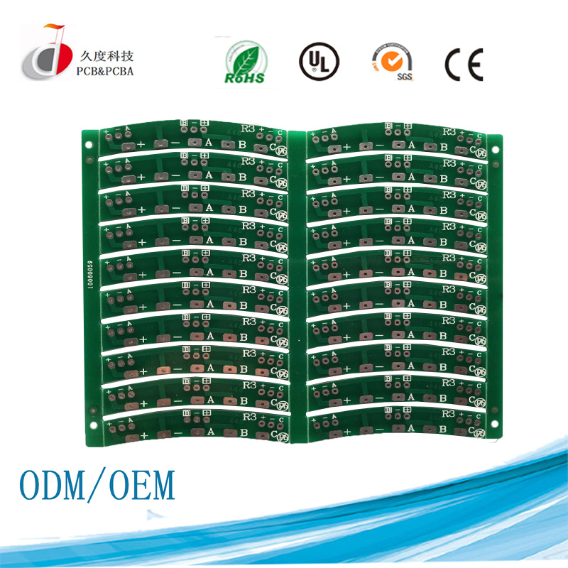 Green Ink 1oz Copper Rigid Circuit Board PCB